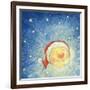 Christmas Moon, 2008-David Cooke-Framed Giclee Print