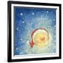 Christmas Moon, 2008-David Cooke-Framed Giclee Print