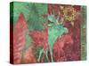 Christmas Moose-Cora Niele-Stretched Canvas