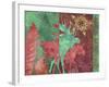 Christmas Moose-Cora Niele-Framed Giclee Print