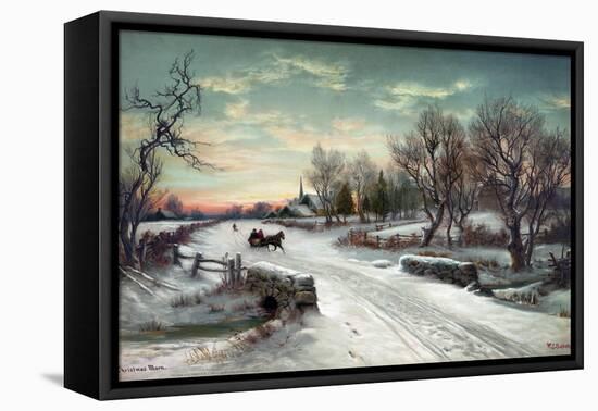 Christmas Morn, C1885-W.C. Bauer-Framed Stretched Canvas