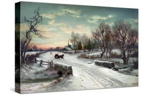 Christmas Morn, C1885-W.C. Bauer-Stretched Canvas