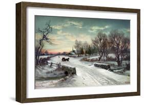 Christmas Morn, C1885-W.C. Bauer-Framed Giclee Print