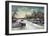 Christmas Morn, C1885-W.C. Bauer-Framed Giclee Print