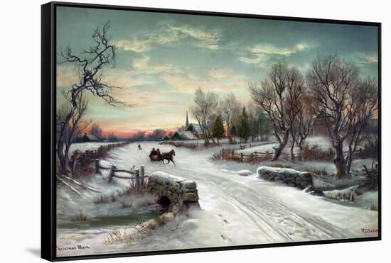 Christmas Morn, C1885-W.C. Bauer-Framed Stretched Canvas