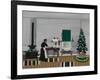 Christmas Morning, Breakfast, 1945 (Oil on Canvas)-Horace Pippin-Framed Giclee Print