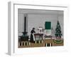 Christmas Morning, Breakfast, 1945 (Oil on Canvas)-Horace Pippin-Framed Giclee Print