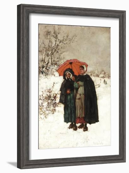 Christmas Morning, C.1900-Henry John Yeend King-Framed Giclee Print