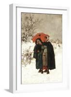 Christmas Morning, C.1900-Henry John Yeend King-Framed Giclee Print