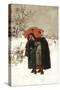 Christmas Morning, C.1900-Henry John Yeend King-Stretched Canvas