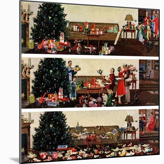 "Christmas Morning", December 27, 1958-Ben Kimberly Prins-Mounted Giclee Print