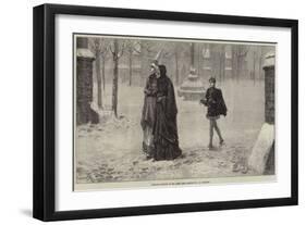 Christmas Morning in the Olden Time-George Henry Boughton-Framed Giclee Print
