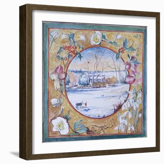 Christmas Morning, Little Somborne, 2007-Caroline Hervey-Bathurst-Framed Giclee Print