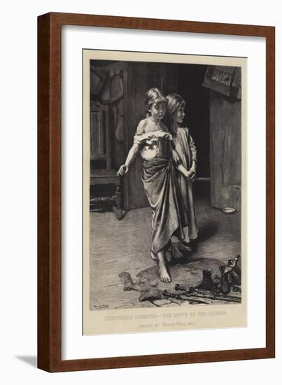 Christmas Morning, the Gifts of the Fairies-Frank Holl-Framed Giclee Print