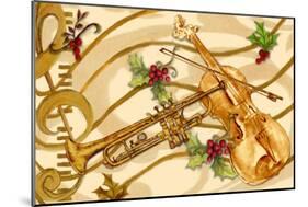 Christmas Music I-Janice Gaynor-Mounted Art Print