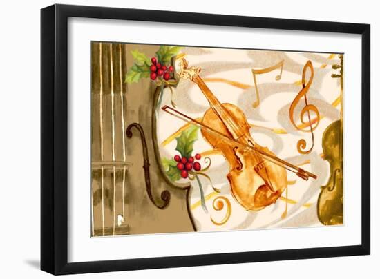 Christmas Music II-Janice Gaynor-Framed Art Print