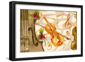 Christmas Music II-Janice Gaynor-Framed Art Print