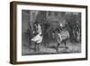 Christmas Musicians in the Rain-null-Framed Giclee Print