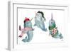 Christmas Narwhals-Elizabeth Medley-Framed Art Print