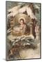 Christmas Nativity Scene-null-Mounted Photographic Print