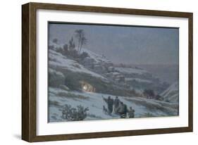 Christmas Night at Bethlehem, 1893-Ludovic Alleaume-Framed Giclee Print