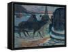 Christmas Night (The Blessing of the Oxen)-Paul Gauguin-Framed Stretched Canvas