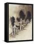 Christmas Night-Arthur Rackham-Framed Stretched Canvas