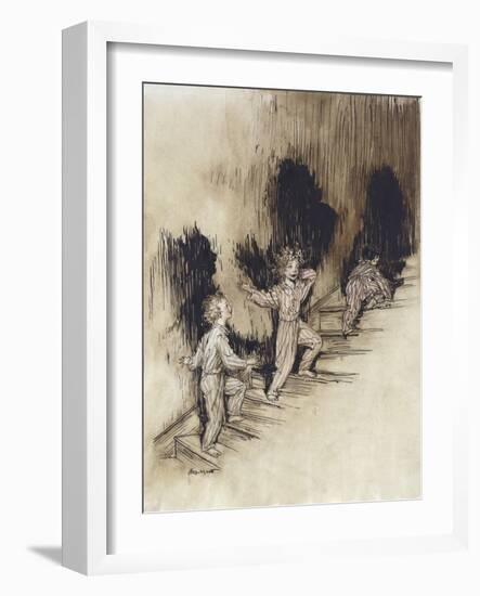 Christmas Night-Arthur Rackham-Framed Giclee Print