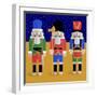 Christmas Nutcrackers - Good Luck Symbols-Claire Huntley-Framed Giclee Print