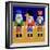 Christmas Nutcrackers - Good Luck Symbols-Claire Huntley-Framed Premium Giclee Print