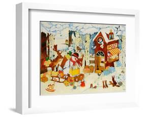 Christmas Office-Christian Kaempf-Framed Giclee Print