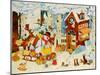 Christmas Office-Christian Kaempf-Mounted Giclee Print