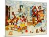Christmas Office-Christian Kaempf-Mounted Giclee Print