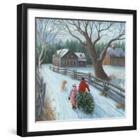 Christmas on the Farm-Kevin Dodds-Framed Giclee Print