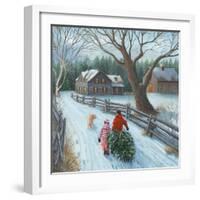 Christmas on the Farm-Kevin Dodds-Framed Giclee Print