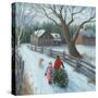 Christmas on the Farm-Kevin Dodds-Stretched Canvas