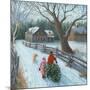 Christmas on the Farm-Kevin Dodds-Mounted Giclee Print