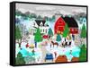 Christmas on the Farm-Mark Frost-Framed Stretched Canvas