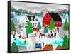 Christmas on the Farm-Mark Frost-Framed Stretched Canvas