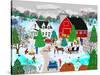 Christmas on the Farm-Mark Frost-Stretched Canvas