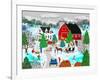 Christmas on the Farm-Mark Frost-Framed Giclee Print