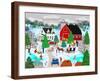 Christmas on the Farm-Mark Frost-Framed Giclee Print