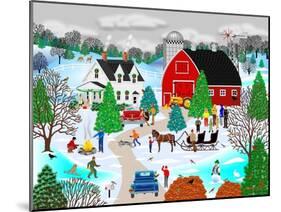 Christmas on the Farm-Mark Frost-Mounted Giclee Print