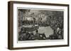 Christmas on the Nile, the Grand Concert at Korti on Christmas Evening, Khartoum's a Falling-null-Framed Giclee Print