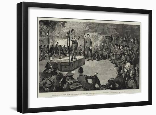 Christmas on the Nile, the Grand Concert at Korti on Christmas Evening, Khartoum's a Falling-null-Framed Giclee Print