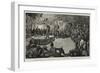 Christmas on the Nile, the Grand Concert at Korti on Christmas Evening, Khartoum's a Falling-null-Framed Giclee Print