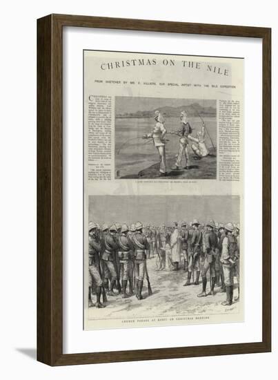 Christmas on the Nile-Godefroy Durand-Framed Giclee Print