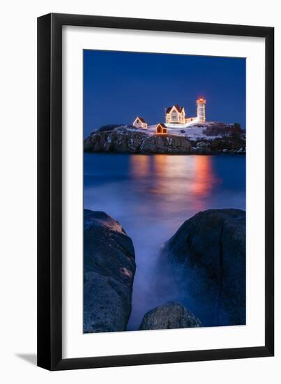 Christmas on the Rocks-Michael Blanchette Photography-Framed Giclee Print