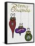 Christmas Ornament Decorations-Cyndi Lou-Framed Stretched Canvas