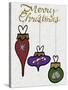 Christmas Ornament Decorations-Cyndi Lou-Stretched Canvas